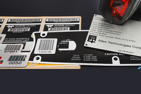 Barcode and Variable Data Labels, Nameplates and Tags